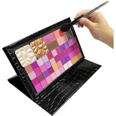 SZDYM Портативный iPad стиль Standable большой пустой магнитный поддон держит 60pcs 26 мм круглый или квадратный магнитный поддон большой черный магни