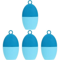 FRCOLOR Pack of 4 Ice Cube Trays Skin Ice Roller Face Cool Roll Ice Roller for Face Care Silicone Ice Roller Cooling Glass Eye Roll The Ball Rolls Silica Gel Skin Care