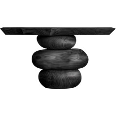 Деревянный консольный столик для входа в дом, прихожая, длина 120 см, узкий диванный столик с акцентом на корову, идеально подходит для гости