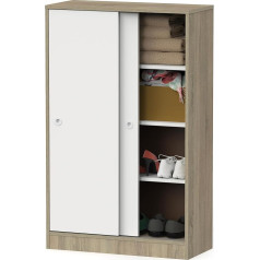 Muebles Pitarch Многофункциональный базовый шкаф с раздвижными дверцами для уборки, кухонь, галерей, офисов, 120 x 74 x 33 см (высота x ширина x глубина), 