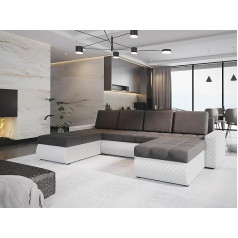 Altdecor BOL-U-BIS Угловой диван с функцией сна и спальным местом, мягкая кушетка U-образной формы, мягкая спинка, идеально подходит в качестве гост