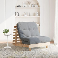Диван-кровать ShGaxin Futon с матрасом, 90 x 206 x 11 см, массив сосны, диван для гостиной, диваны и кушетки, диван для отдыха, диван для гостиной - 846761