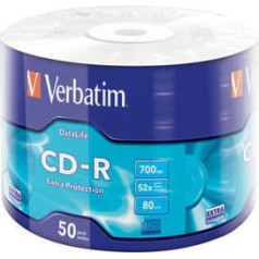 Cd-r 52x 700mb 50p sp extra protection wrap 43787