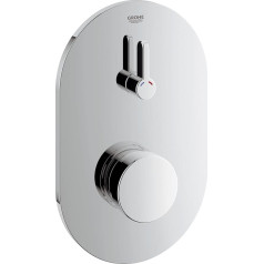Grohe Eurosmart CS 36321000 Смеситель-батарея для душа с самозакрывающимся клапаном с комплектом для смешивания / окончательной сборки