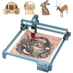 SCULPFUN S9 Pro Лазерный гравировальный станок, 10 Вт лазерный гравер, точность гравировки 0,01 мм, цельнометаллический лазерный гравировальный ста