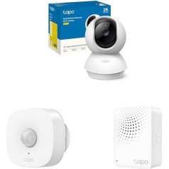 Tapo C210 H100 Hub T100 Датчик движения, когда датчик обнаруживает движение, камера наблюдения поворачивается в определенном направлении для наблюд