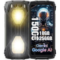 Мобильный телефон Blackview BV7300, 15000 мАч/45 Вт, 18 ГБ + 256 ГБ (2 ТБ), 6,67-дюймовый дисплей 90 Гц, 50 Мп + 32 Мп смартфон на открытом воздухе без контракта, Android