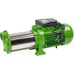 CHM GmbH® Центробежный насос из нержавеющей стали 2,1 кВт, 7,8 бар 10 000 л/ч Садовый насос, водяной насос, всасывающий насос с 6 уровнями колес из нер