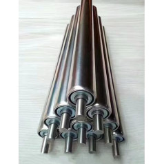 трагроллированная лента Förderband-Ersatzrollen-Set mit 10 Stück, nicht angetriebene Förderrolle aus Edelstahl, Förderrollendurchmesser 25 38 50 60 mm, Wellendurchmesser 8 mm/0,31 Zoll, Feder in der Rol