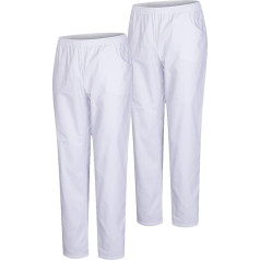 MISEMIYA - Упаковка из 2 - Унисекс санитарные брюки - Медицинская униформа Санитарная униформа Рабочие брюки - Ref 8312 * 2 шт.