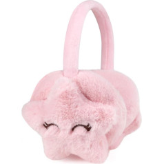 Регулируемые ушные грелки IPenny, плюшевые зимние ушные муфты, защита от холода, мультяшный рисунок звезды для детей