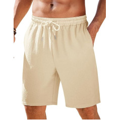 COOFANDY Мужские летние шорты Повседневные брюки Легкие простые пляжные шорты с карманами