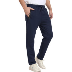 JustSun Jogging Bottoms мужские хлопковые спортивные брюки мужские фитнес с карманами на молнии
