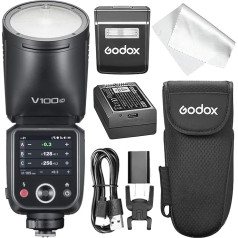 GODOX Flash V100 C накамерная вспышка для Canon EOS, V100C 100 Вт сенсорный экран Speedlite, TTL HSS 1/8000s синхронизации вспышки, Совместимость с Canon R6 Mark II, R10, R7, R5, R6, RP