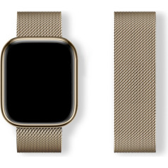 Ремешок-браслет Milanese Loop для Apple Watch 42/44/45/46/49 - золото