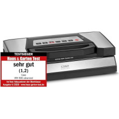 Усовершенствованный вакуумный запайщик CASO - устройство для запайки пленки - продлевает срок хранения продуктов - идеально подходит для пор