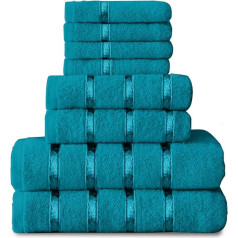 GC GAVENO CAVAILIA Супермягкие шарики для полотенец, хлопок, Teal, набор из 8 штук, 8