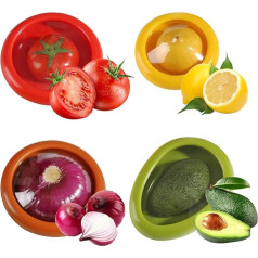 Силиконовый ящик для хранения фруктов 4 шт. лук хранения авокадо держатель лимоны чеснок помидоры перец контейнер хранения многоразовые