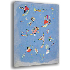 Printerland Современная живопись для гостиной KANDINSKY стиль светло-голубой современный абстрактные картины стены XXL большой печати на холсте стен