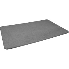 Cornat KGPLG8050 Коврик для ванной 80 x 50 x 1 см - Изготовлен из кизельгура - Экологичный и прочный природный материал - Впитывает воду и быстро сохнет -