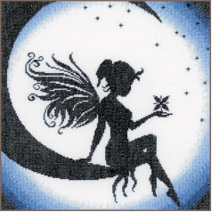Фея на луне (Аида), NA, 24 x 24 см
