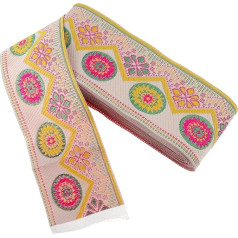 jojofuny Вышитые Кружева Лента Этническая Шитье Лента Этническая Ткань Отделка Вышитые Ленты Ткань Лента Винтаж Этническая Лента Отделка Выр