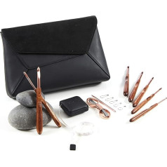 KnitPro - KnitPro Limited Edition Shiny Finish Wooden Mellow Crochet Hook Gift Set - 1 Set