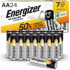 Батарейки Energizer AA, Alkaline Power, упаковка из 24 штук