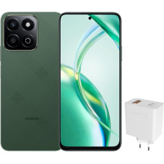 HONOR 200 Smart 5G смартфон 4 ГБ + 256 ГБ, аккумулятор 5200 мАч 6,8 дюйма, 50 Мп AI камера, Qualcomm Snapdragon 4 Gen 2, Dual SIM, Android 14 (зеленый)