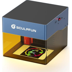 SCULPFUN iCube Pro Max лазерный гравировальный станок 10 Вт, портативный лазерный гравировальный станок с точностью гравировки 0,05 мм, автономная гра