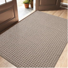 DEXI Dirt Trapper Mat Indoor 81 x 122 см, нескользящий коврик, впитывающий дверной коврик, моющийся дверной коврик для собак, входа, входной двери и прихоже