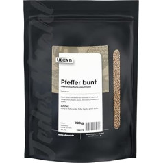 UBENA Разноцветный измельченный перец в герметичном пакете, упаковка из 1 (1 x 900 г)