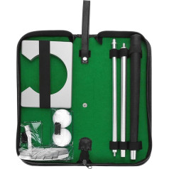 Набор клюшек для гольфа, GO-OLF Putting Cup, Indoor GO-OLF Putter Kit, Practice Training Club, Mini Golf Set with Balls and Bag for Indoor Outdoor Putter Exercises