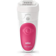 Braun Silk-épil 5 5/500 SensoSmart 28 пинцетов розовый, белый Silk-épil 5 5/500 SensoSmart, 30 мин, 1 ч
