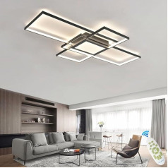 Потолочный светильник LED 120 см с регулируемой яркостью и пультом дистанционного управления Современный плоский потолочный светильник для 