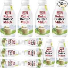 Müller Pure Buttermilk 1% жирности (одноразовая) 500 мл x 12 шт.