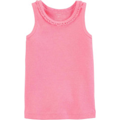 Carter's Baby Girls' Neon Crochet Lace Neck Tank, розовый