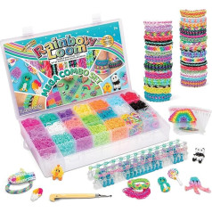 Rainbow Loom R0088 Резиновая лента Loom, радуга, один размер