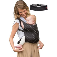 Infantino Zip Ergonomic Baby Travel Carrier, черный