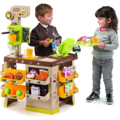 Smoby - Ролевая кофейня, 7600350232, 3 года, 57 аксессуаров, кофемашина, кассовый аппарат, высота 89 см
