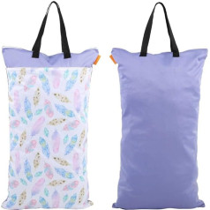 Ребенок изменения мешок высокой емкости висит водонепроницаемый мокрый сухой ткани подгузник сумки многоразовые моющиеся мешок для хран