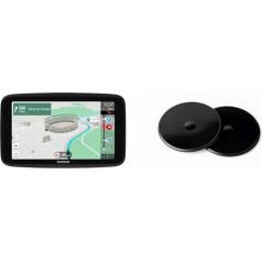Навигационное устройство TomTom GO Superior и клейкие пластины для крепления на приборной панели для всех моделей TomTom