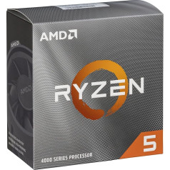 Процессор AMD Ryzen 5 4500 (базовая тактовая частота: 3,6 ГГц, макс. Тактовая частота: до 4,1 ГГц, 6 ядер, кэш L3 8 МБ, Socket AM4) 100-100000644BOX Black