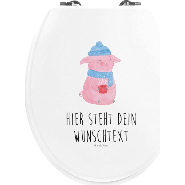 Мистер и миссис Панда Персонализированное сиденье для туалета с дизайном 