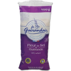 Le Guerandais - Fleur de Sel - 1000 г мелкой соли из Геранды для приправ и рафинирования - без добавок