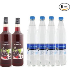 Сироп Гилберт и Лимонад: Сироп Гилберт Черная смородина (2 x 1 л) - Лимонад Гилберт (4 x 1 л)