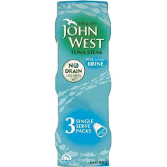John West Стейк из тунца в рассоле (3x60 г) - упаковка из 2 штук