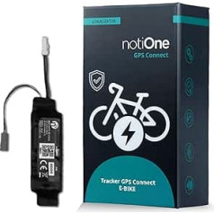 notiOne® Tracker GPS для E-Bike Совместимость с электрическим двигателем Shimano Велосипедный трекер GPS с сигнализацией о краже, без ABO | Мониторинг местоп