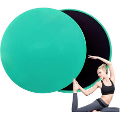 ROCKIA Core Sliders Pilates Sliders Side Sliding Discs for Exercise Exercise Sliders Fitness Discs for Abs and Core Muscles Home Travel Exercise