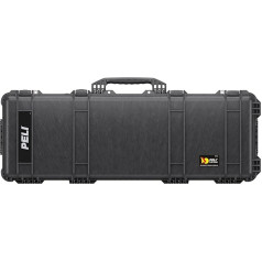 PELI 1720 Long Waterproof Rifle Case для тактических винтовок, IP67 водо- и пыленепроницаемый, объем 49 л, с пенопластовой вставкой (под заказ), черный